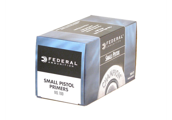 Federal Small Pistol Primer No. 100 1000 Stück/Box