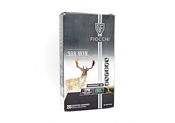 FIOCCHI JAGDKUGELPATRONE .308 WIN 150g EPN