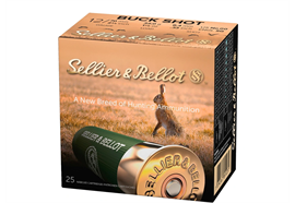 Flintenpatrone Sellier & Bellot S&B 12/70 Buck Felt 8.43mm 32g. 25 Schuss