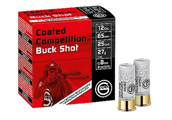 Geco 12/65 Buckshot 8mm 25 Schuss