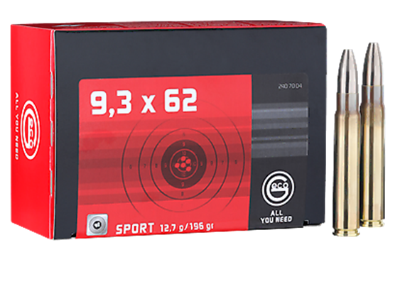 Geco 9.3x62 12.7g/196gr Sport 50 Schuss