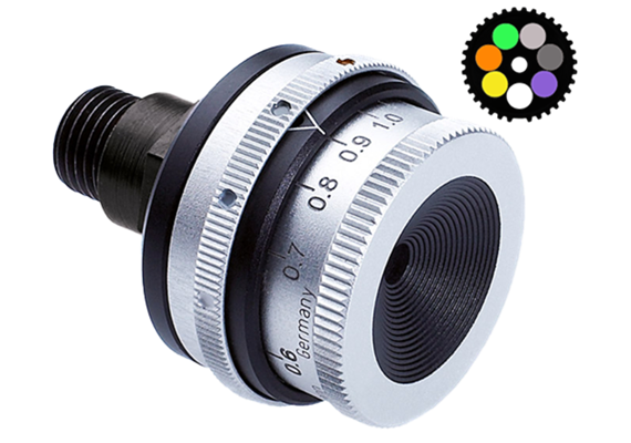 Gehmann 566-S Irisblende 6 Farb-Filter