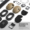 Gehörschutz Savior Apollo FDE Tan Electronic Sound Suppressors | Bild 6