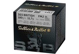 Gewehrpatrone Sellier & Bellot S&B .303 British FMJ 11.7g 180gr 50 Schuss