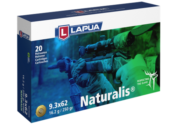 Lapua Kugelpatrone 9.3x62, Naturalis 250gr N560