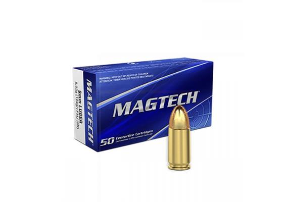 Pistolenpatrone Magtech 9mm Para FMJ 124gr / 1000 Schuss