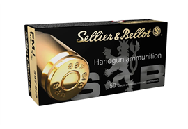 Pistolenpatrone Sellier & Bellot S&B .357 SIG 139gr FMJ 50 Schuss