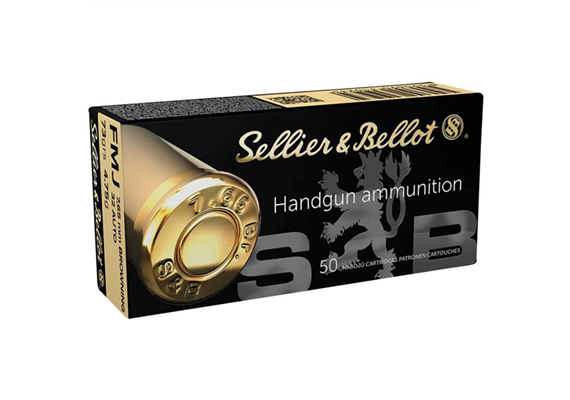 Pistolenpatrone Sellier & Bellot S&B 7.65Br. / .32Auto FMJ 72gr 50 Schuss