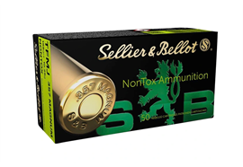 Pistolenpatrone Sellier & Bellot S&B 9 mm Luger TFMJ NonTox 8,0g/124grs.
