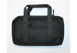 Pistolentasche schwarz, innen gefüttert 37 x 20 cm