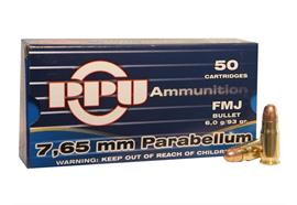 PPU Prvi Partizan 7.65 Parabellum 6.0g 50 Schuss