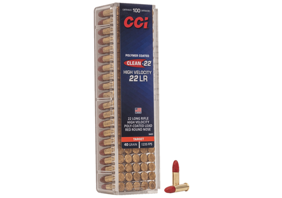 Randfeuerpatrone CCI 22 L.R Clean-22 Red 40 grn.100 Schuss