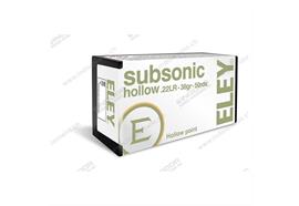 Randfeuerpatrone Eley .22LR Subsonic Hollow Xtra Plus 50 Schuss