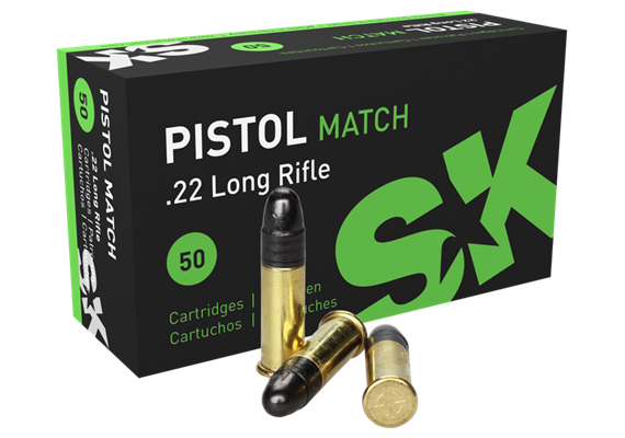 Randfeuerpatrone SK Pistol Match .22LR 50 Schuss