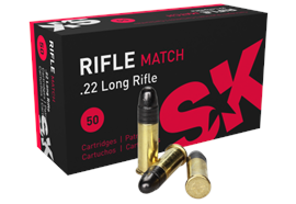 Randfeuerpatrone SK Rifle Match .22LR 50 Schuss