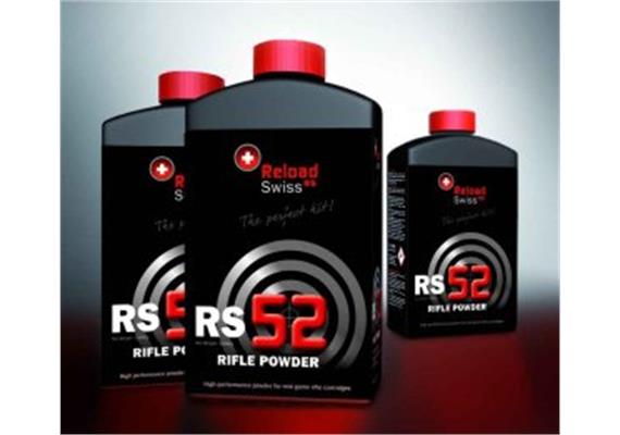 Reload Swiss Nitropulver RS52, Einbasig 1000g