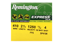 Remington 410/65 Express ELR No. 4 25 Schuss