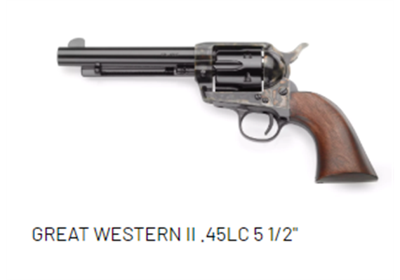 REVOLVER PIETTA 1873 SA .45LC 5 1/2 GREAT WESTERN II