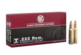 RWS .222 Rem TMS 3.24g 20 Schuss