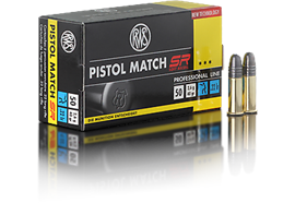 RWS Pistol Match SR 22 LR 50 Schuss