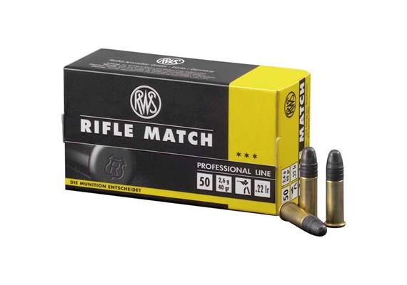 RWS Rifle Match .22LR 50 Schuss