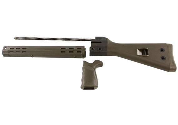 Schaft set HK HK91, G3 Stock Set with Backplate - OD Green - Hand Picked