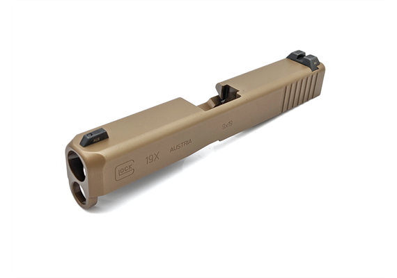 Schlitten zu Glock 19x 9mm Para ohne Kimme + Korn