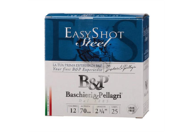Schrotpatrone Baschieri & Pellagri B&P 12/70 Easy Shot Steel 2,5mm 24g.