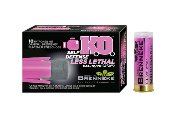 Schrotpatrone Brenneke 12/70 K.O Self Defense Less Lethal