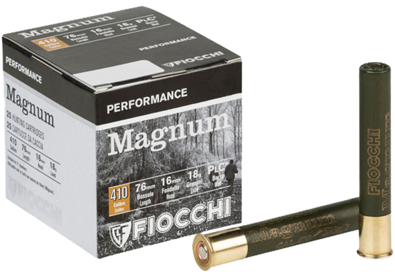 Schrotpatrone Fiocchi Magnum .410/76 18g No 4 / 3.1mm