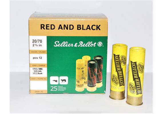 Sellier & Bellot 20x70 SB Red and Black 6,83mm 27g
