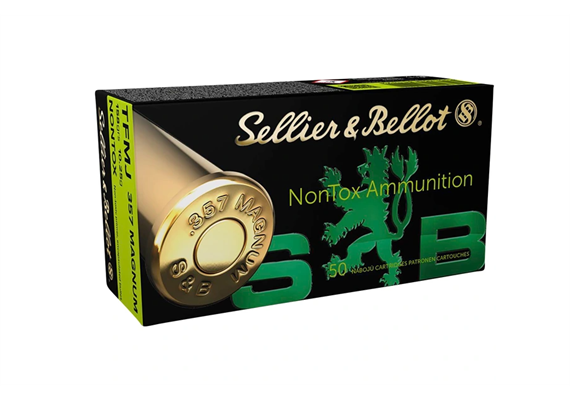 Sellier & Bellot S&B .357 Mag. TFMJ NonTox 10,2g/158grs. 50 Schuss