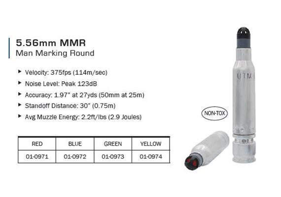Trainings Munition UTM 5.56mm MMR - Red 50 Schuss