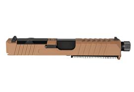 Wechselsystem zu Glock 19 1-3 DTT 9mm Para Stiffler Helios Brown