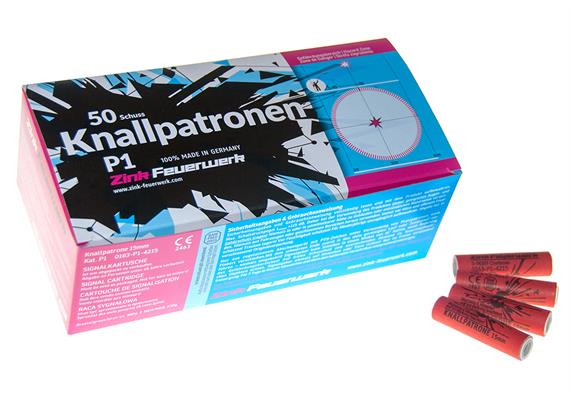Zink Knallpatronen 15mm 50 Schuss