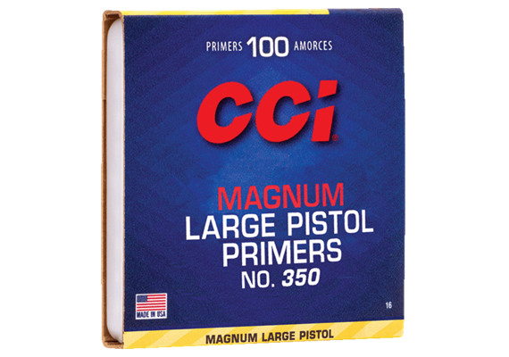 Zündhütchen CCI Large Pistol Magnum 350 / Pack a 100 Stk.