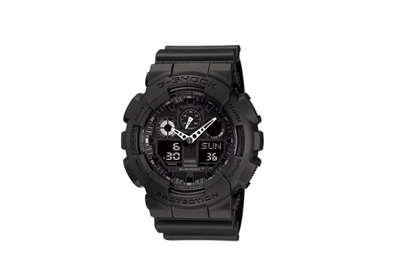 Armbanduhr Casio G-SHOCK – GA 100-1A1 Military Series in Schwarz, Einheitsgrösse