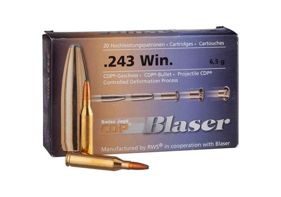 Blaser .243 Winchester 6.5g CDP 20 Schuss