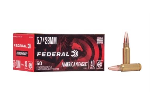 Federal American Eagle 5.7x28mm 40gr FMJ 50 Schuss