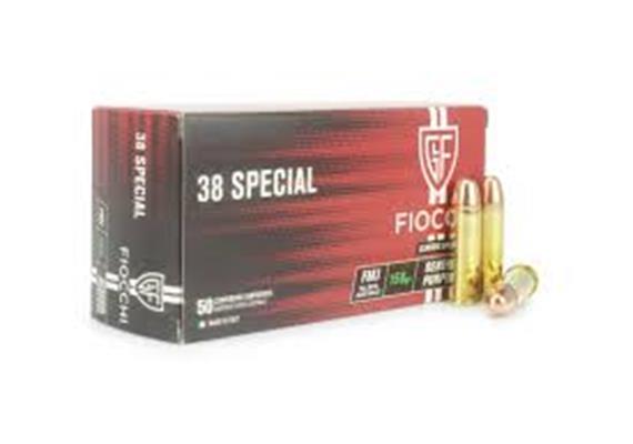 Fiocchi 38 Spez 158grs 50 Schuss