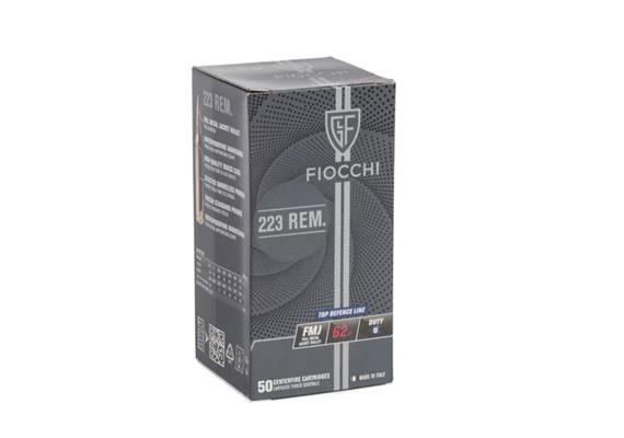 Gewehrpatrone Fiocchi .223 Rem 62gr FMJBT 50 Schuss