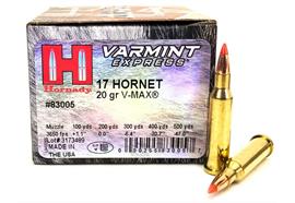 Hornady 17 Hornet V Express 20gr V-Max 25 Schuss