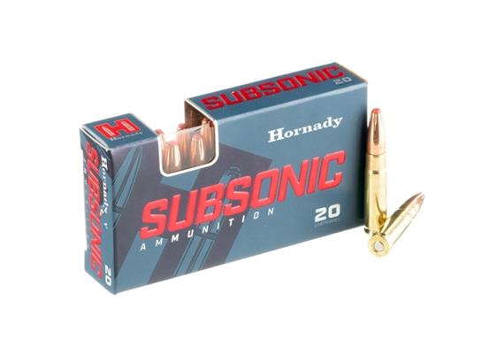 Hornady 300 Blackout 190gr SUBX Subsonic 20 Schuss