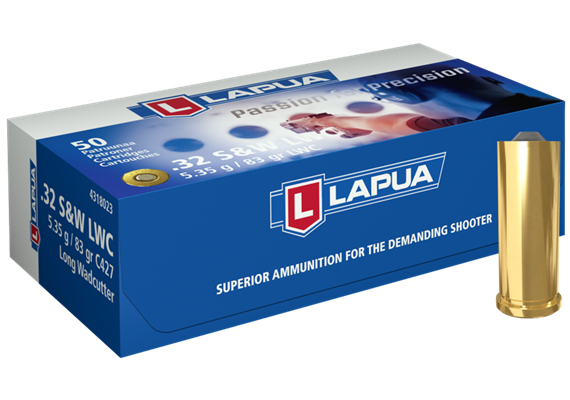 Lapua .32S&W Long LWC 83gr/5.38g