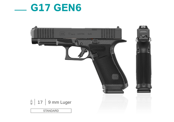 Pistole Glock 17 Gen6 OR/FS 9mm Para