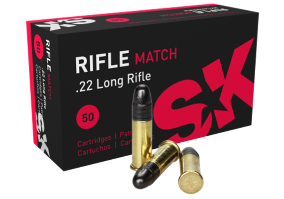 Randfeuerpatrone SK Rifle Match .22LR 50 Schuss