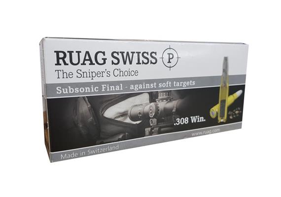 Ruag .308 Win 200 gr. Subsonic Final 20 Schuss