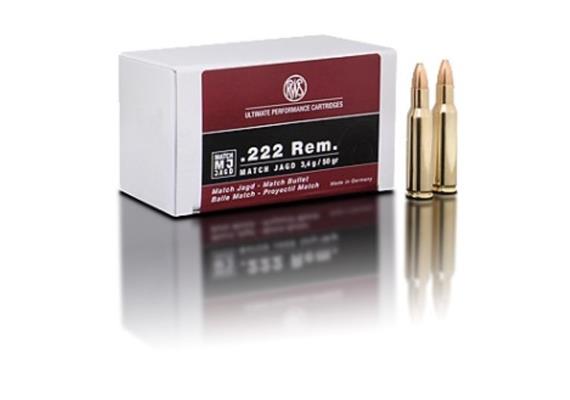 RWS .222 Rem 3.4g MJ 30 Schuss