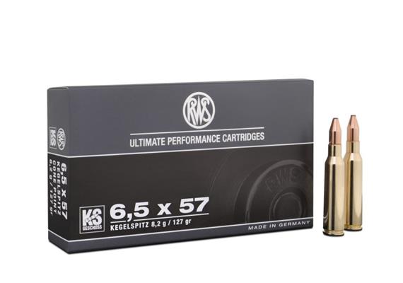 RWS 6.5x57 8.2g Kegelspitz 20 Schuss