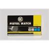 RWS Pistol Match 22 LR 50 Schuss